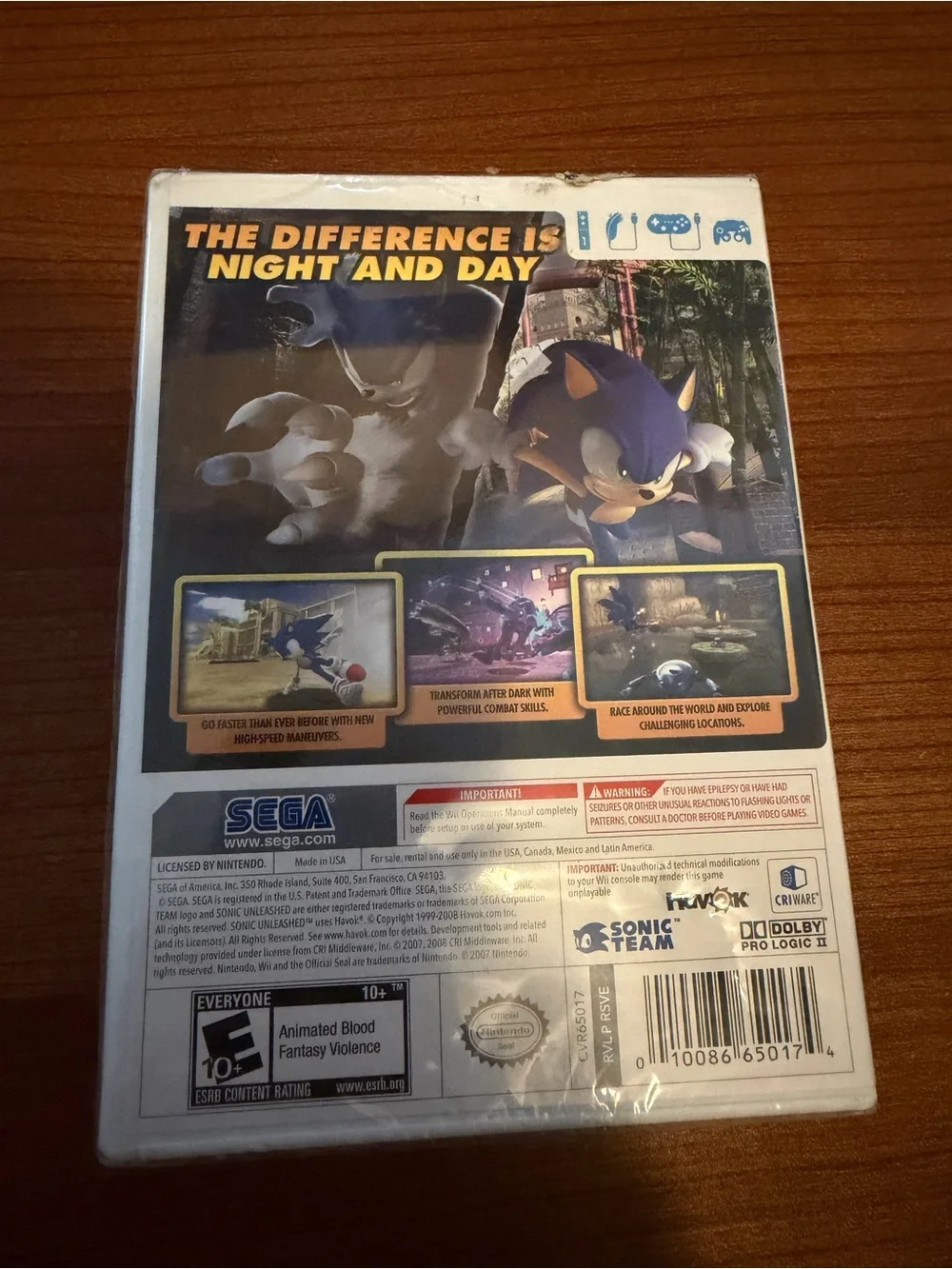 Sonic Unleashed (Wii) - Brand New